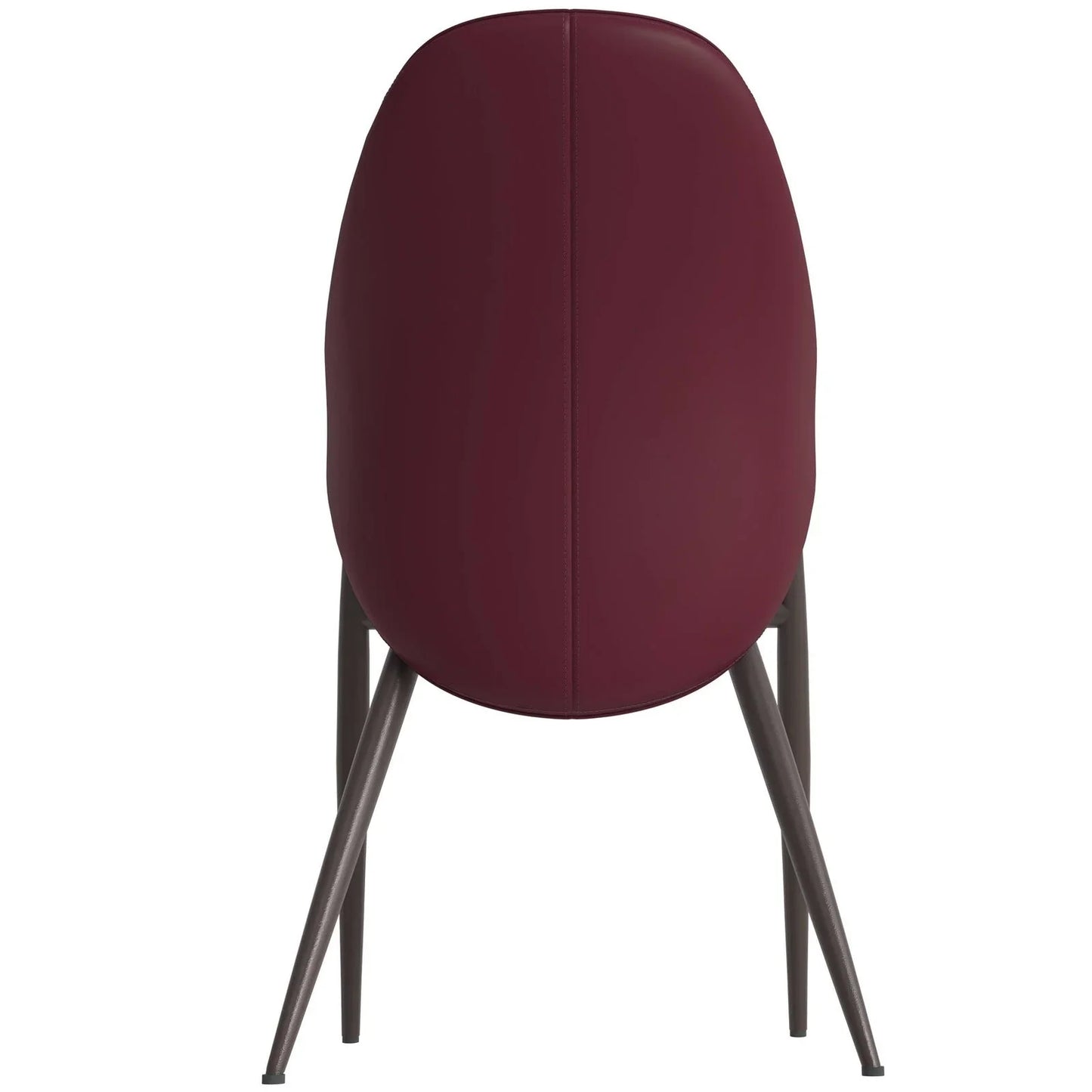 Sante Upholstered PU Leather Dining Chair with Iron Legs - Elax Furniture