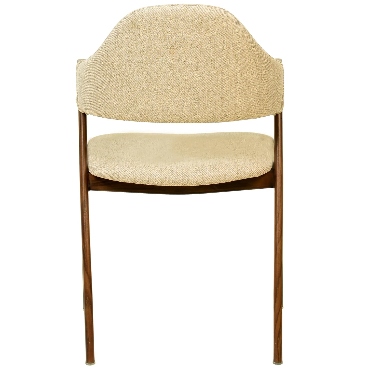 Savor Dining Chair in Polyester with Curved and Open-Back Design Set of 4 - Elax Furniture