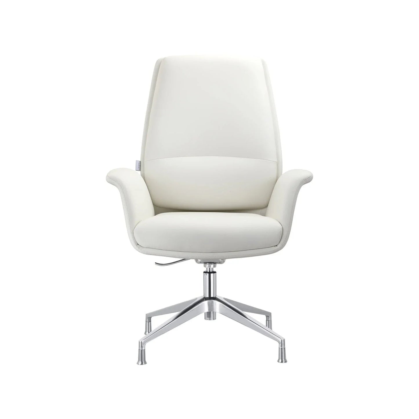 Summit Office Chair in Leather and Aluminum Frame with Adjustable Height and Swivel - Elax Furniture