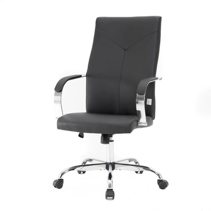 Sonora Modern High-Back Leather Office Chair - Elax Furniture