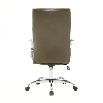 Sonora Modern High-Back Leather Office Chair - Elax Furniture
