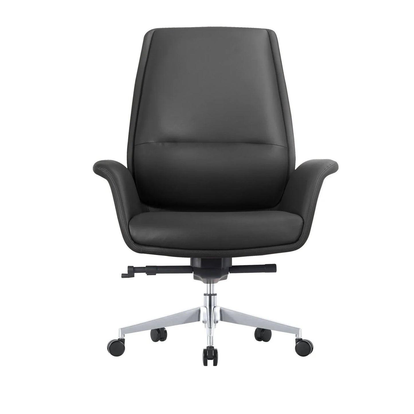 Summit Adjustable Height Leather Conference Office Chair with Swivel and Tilt - Elax Furniture