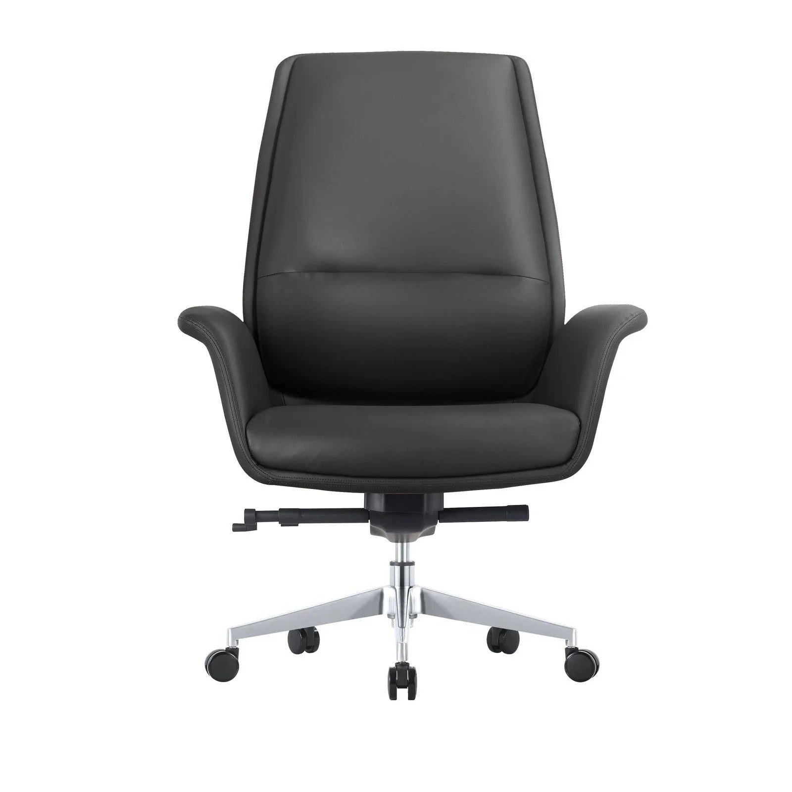 Summit Adjustable Height Leather Conference Office Chair with Swivel and Tilt - Elax Furniture