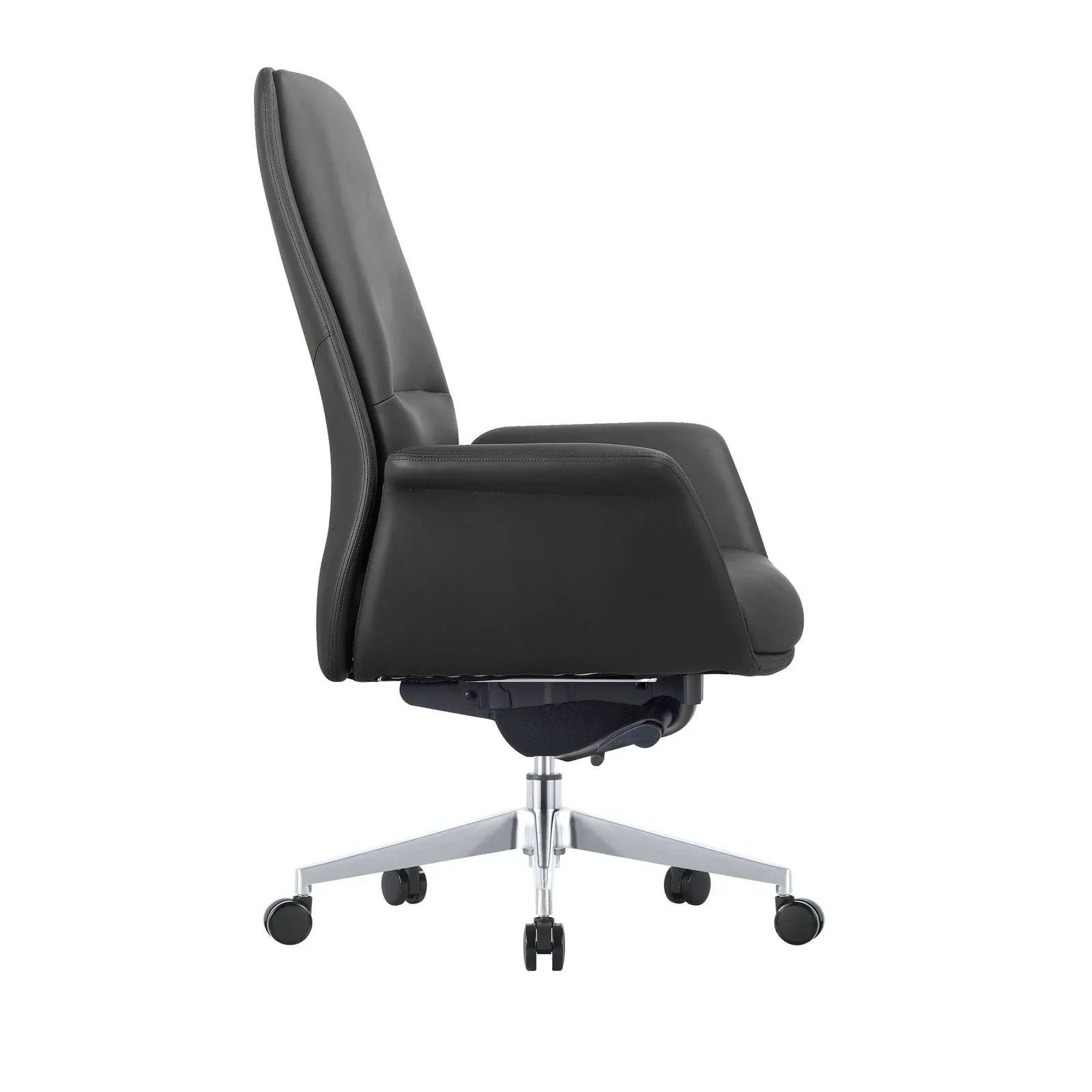 Summit Adjustable Height Leather Conference Office Chair with Swivel and Tilt - Elax Furniture