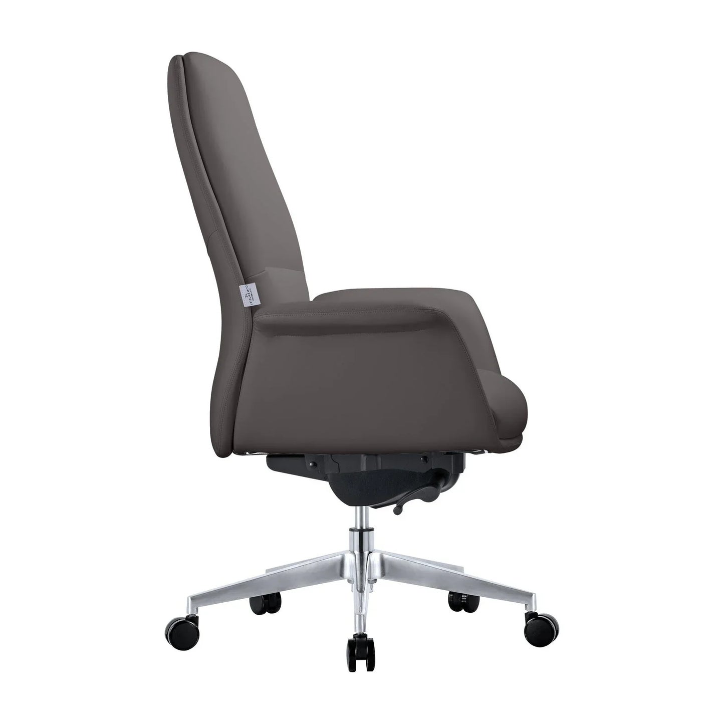 Summit Adjustable Height Leather Conference Office Chair with Swivel and Tilt - Elax Furniture