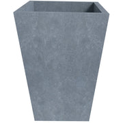 Tapered Square Plant Pot Fiberstone and Clay Manufacturer and Supplier USA - Elax Furniture