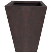 Tapered Square Plant Pot Fiberstone and Clay Manufacturer and Supplier USA - Elax Furniture