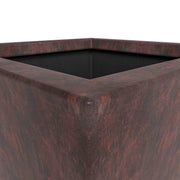 Tapered Square Plant Pot Fiberstone and Clay Manufacturer and Supplier USA - Elax Furniture