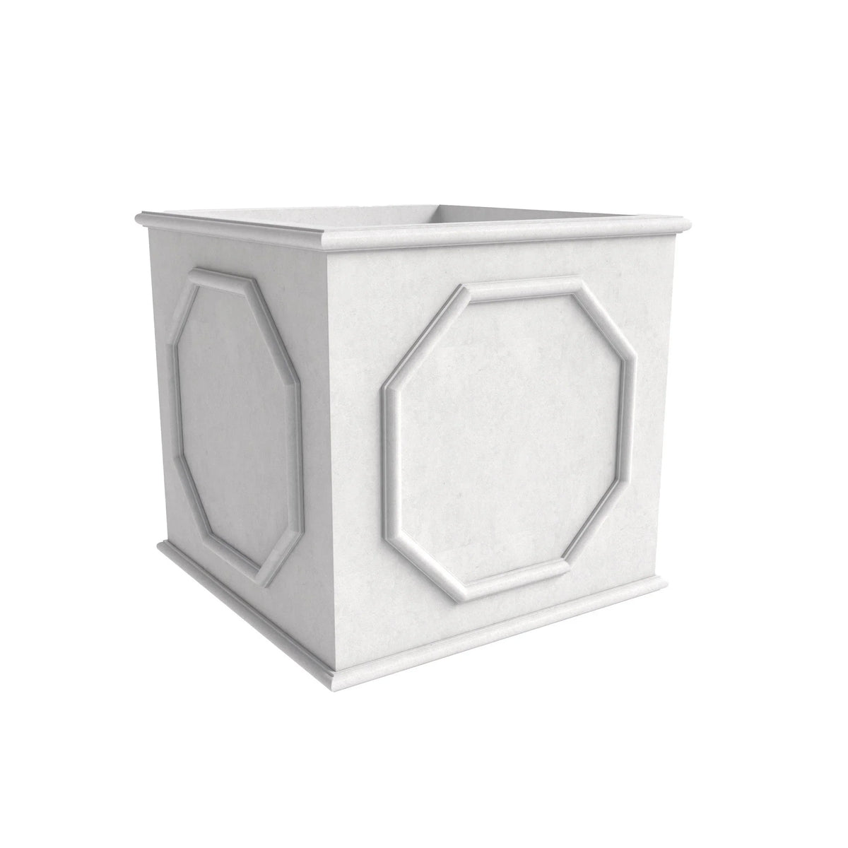 Sprout 7-Piece Fiberstone and MGO Clay Planter Set, Mid-Century Modern Square Planter Pot for Indoor and Outdoor - Elax Furniture
