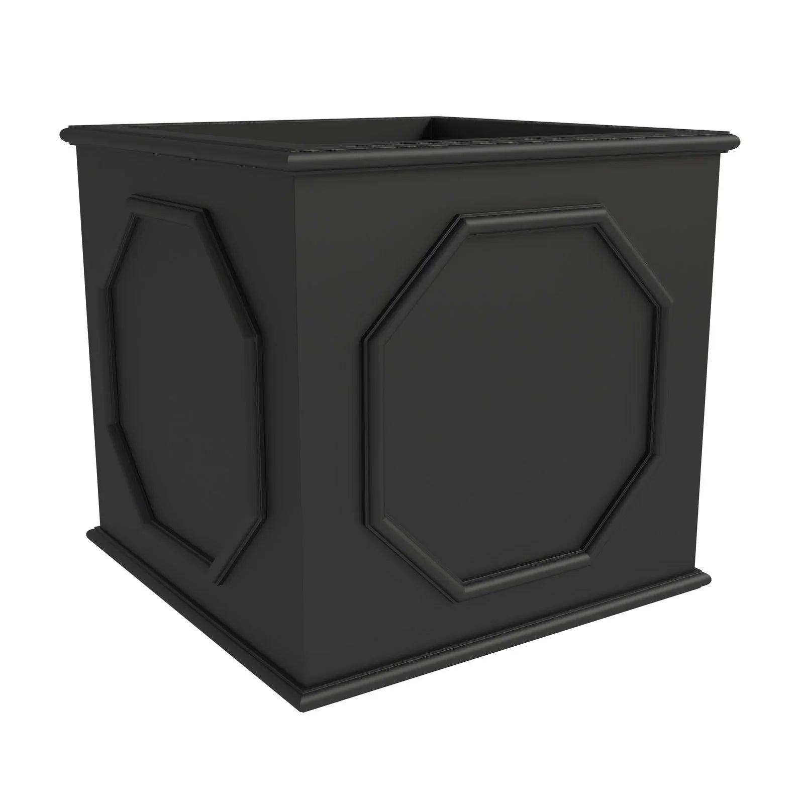 Sprout Modern Square Fiberstone and MGO Clay Planter for Indoor and Outdoor - Elax Furniture