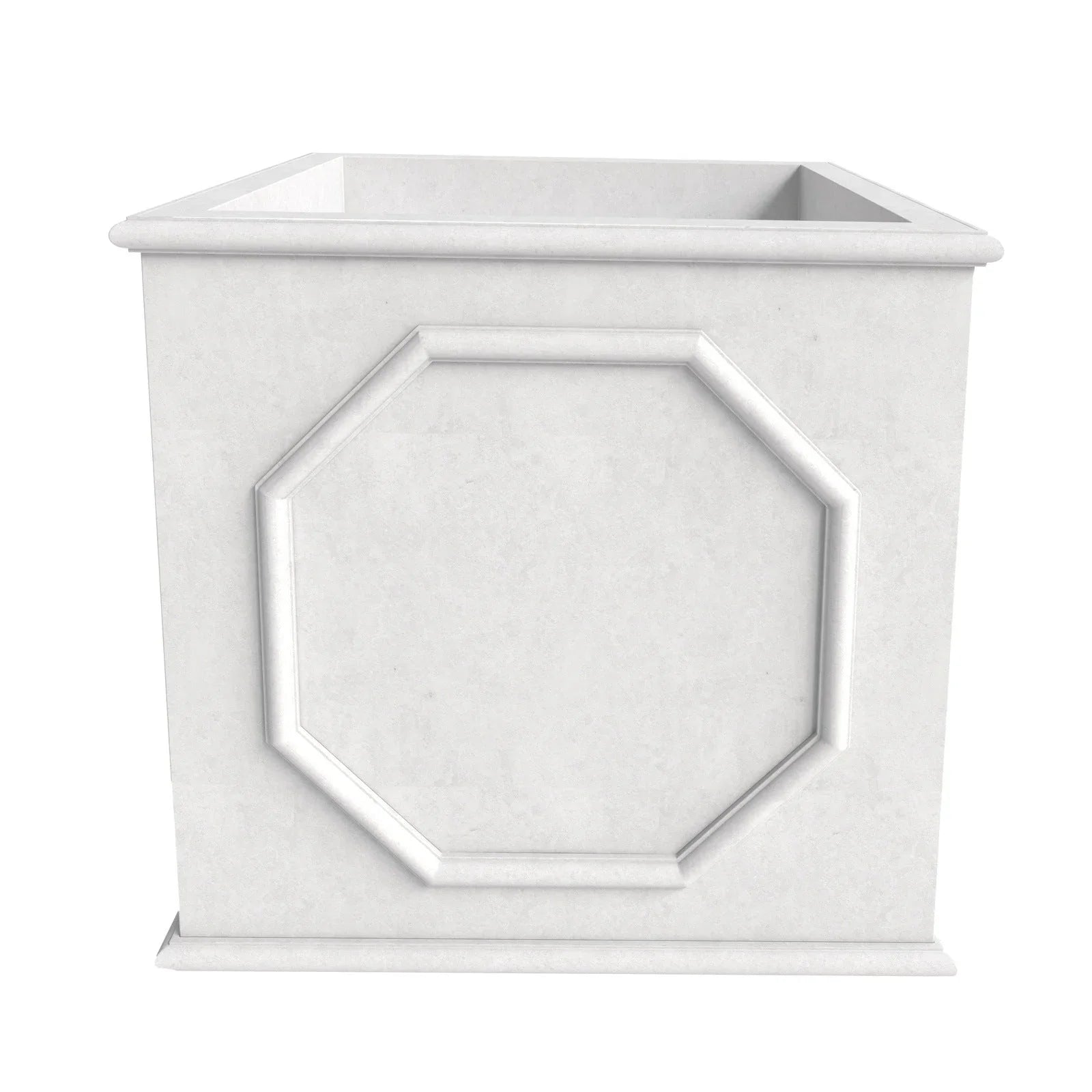 Sprout Modern Square Fiberstone and MGO Clay Planter for Indoor and Outdoor - Elax Furniture