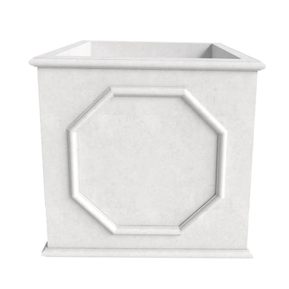 Sprout Modern Square Fiberstone and MGO Clay Planter for Indoor and Outdoor - Elax Furniture
