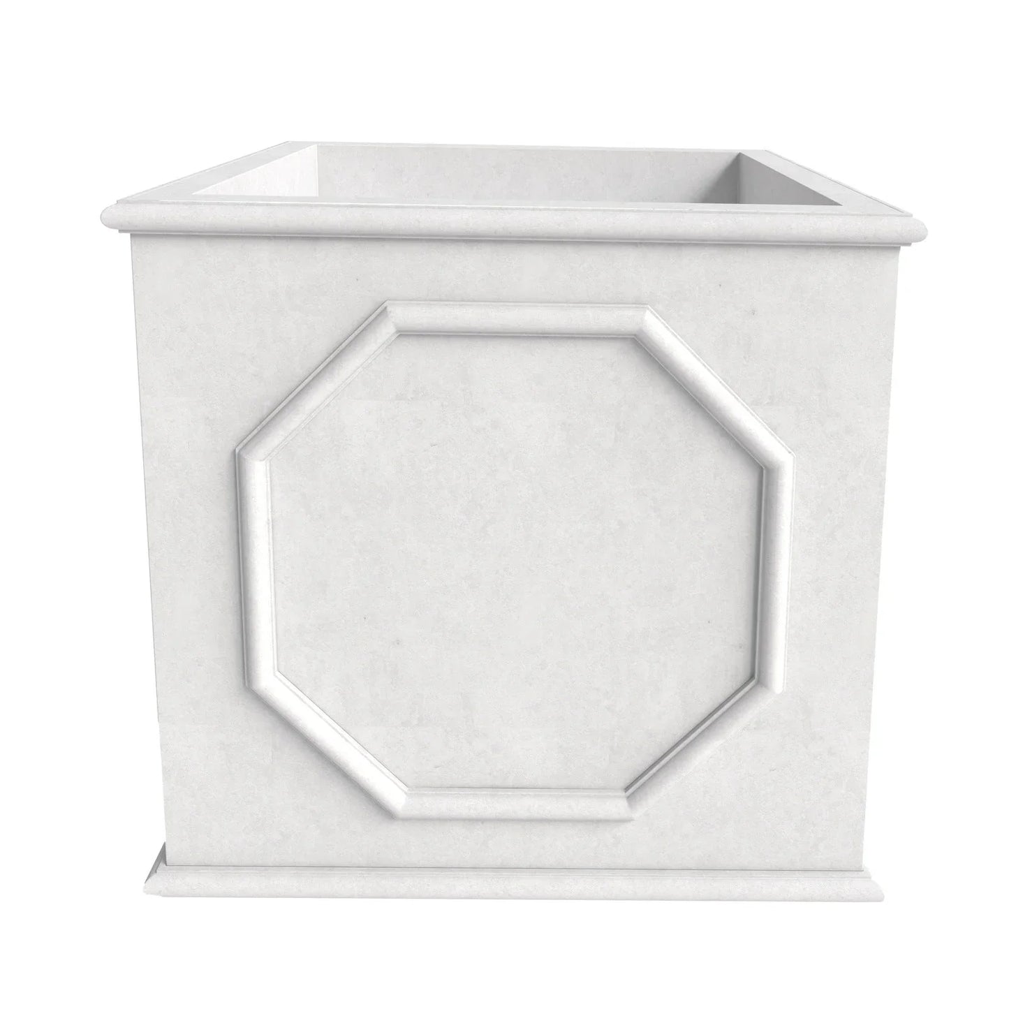 Sprout Modern Square Fiberstone and MGO Clay Planter for Indoor and Outdoor - Elax Furniture
