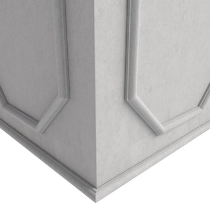 Sprout Modern Square Fiberstone and MGO Clay Planter for Indoor and Outdoor - Elax Furniture