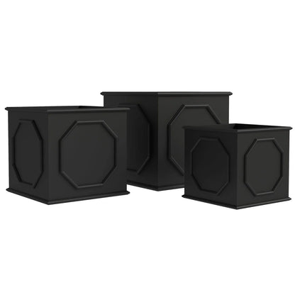 Sprout Modern Square Fiberstone and MGO Clay Planter for Indoor and Outdoor - Elax Furniture