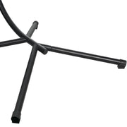 Summit Outdoor Single Person Egg Swing Chair in Grey Steel Frame With Removable Cushions - Elax Furniture
