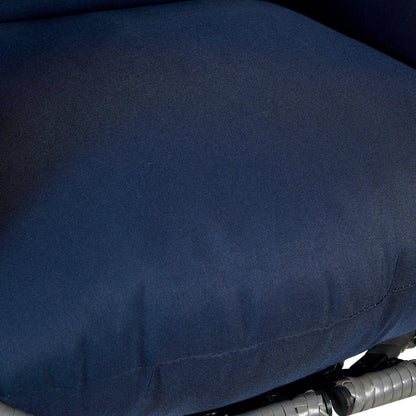 Summit Outdoor Single Person Egg Swing Chair in Grey Steel Frame With Removable Cushions - Elax Furniture