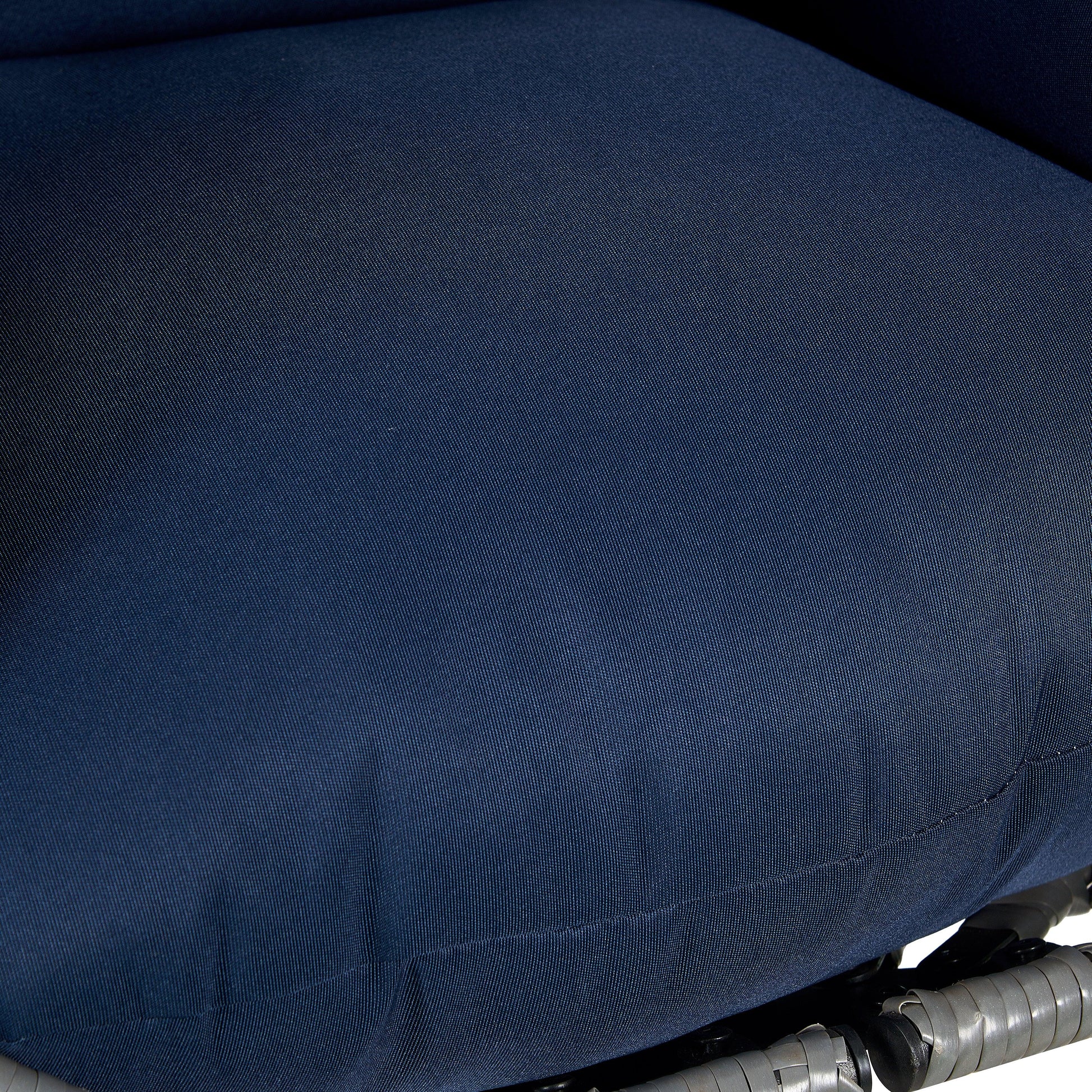 Summit Outdoor Single Person Egg Swing Chair in Grey Steel Frame With Removable Cushions - Elax Furniture