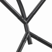 Summit Outdoor Single Person Egg Swing Chair in Grey Steel Frame With Removable Cushions - Elax Furniture