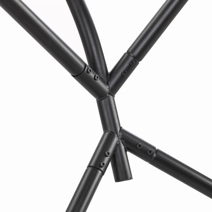 Summit Outdoor Single Person Egg Swing Chair in Grey Steel Frame With Removable Cushions - Elax Furniture