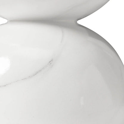 Sage Minimalist Side Table in Fiberstone Hourglass Design Accent Table - Elax Furniture