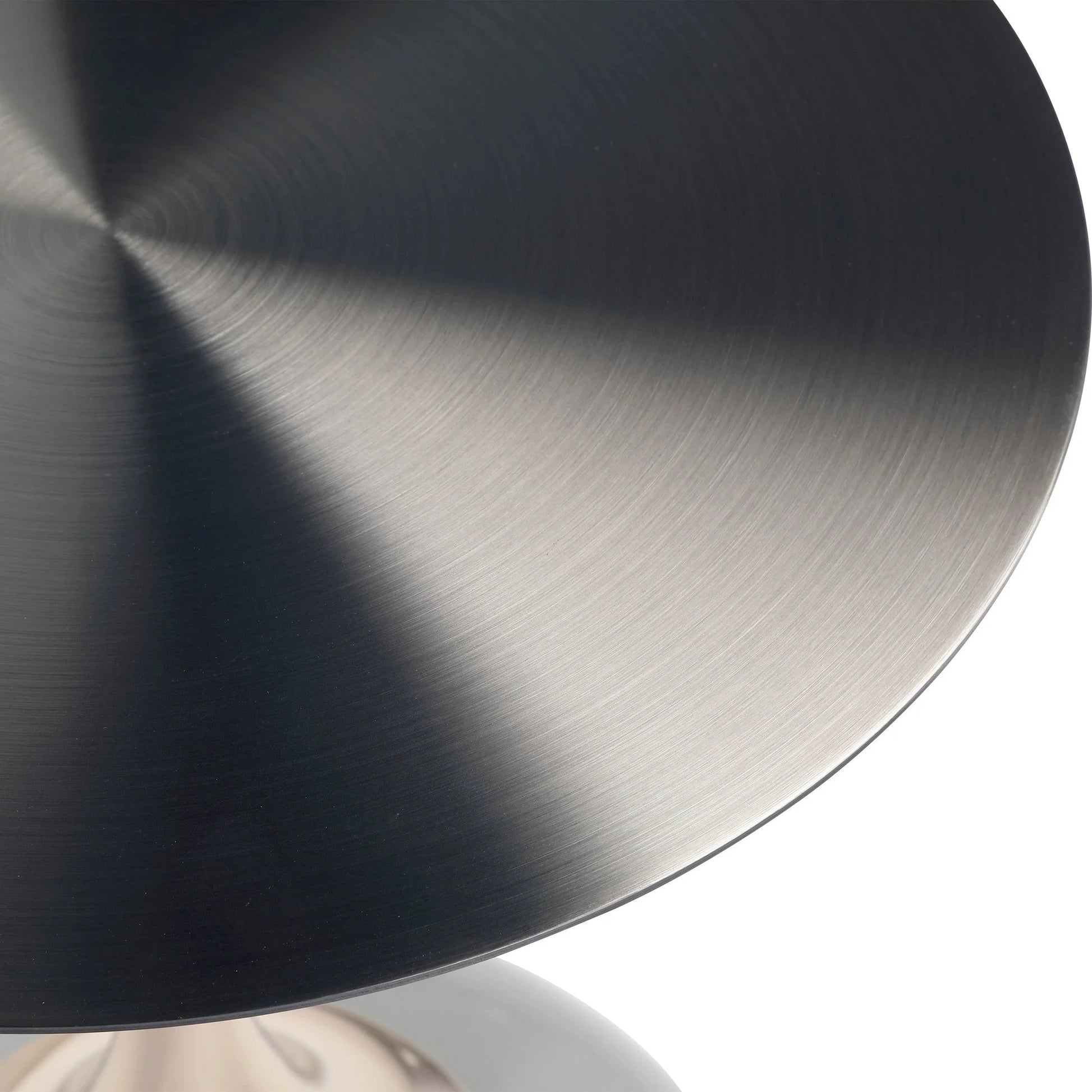 Savoy Wide Side Table with Stainless Steel Top Round Accent Table and Elegant Pedestal Base - Elax Furniture