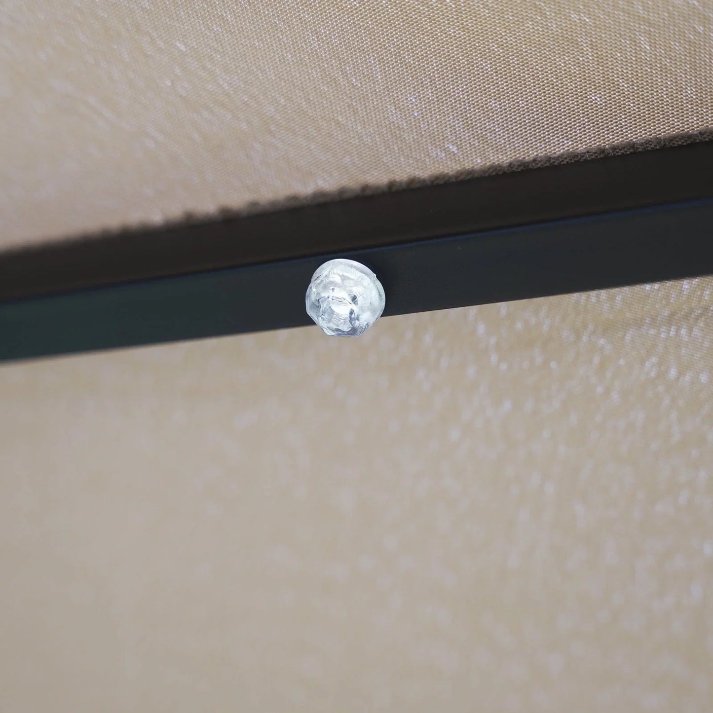 Sierra 9' Outdoor Patio Tilt Market Umbrella with Solar LED Lights - Elax Furniture