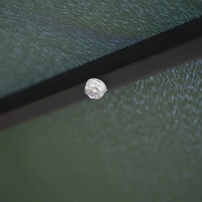 Sierra 9' Outdoor Patio Tilt Market Umbrella with Solar LED Lights - Elax Furniture