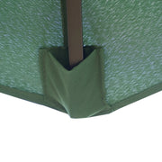 Sierra 9' Outdoor Patio Tilt Market Umbrella with Solar LED Lights - Elax Furniture