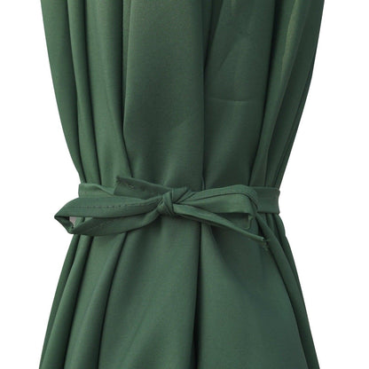 Sierra 9' Outdoor Patio Tilt Market Umbrella with Solar LED Lights - Elax Furniture