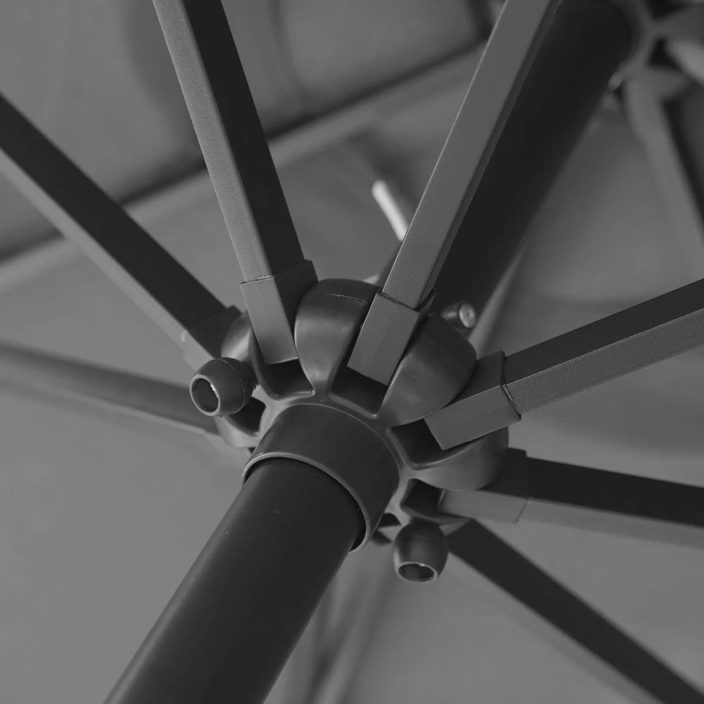 Sierra 9' Outdoor Patio Tilt Market Umbrella with Solar LED Lights - Elax Furniture