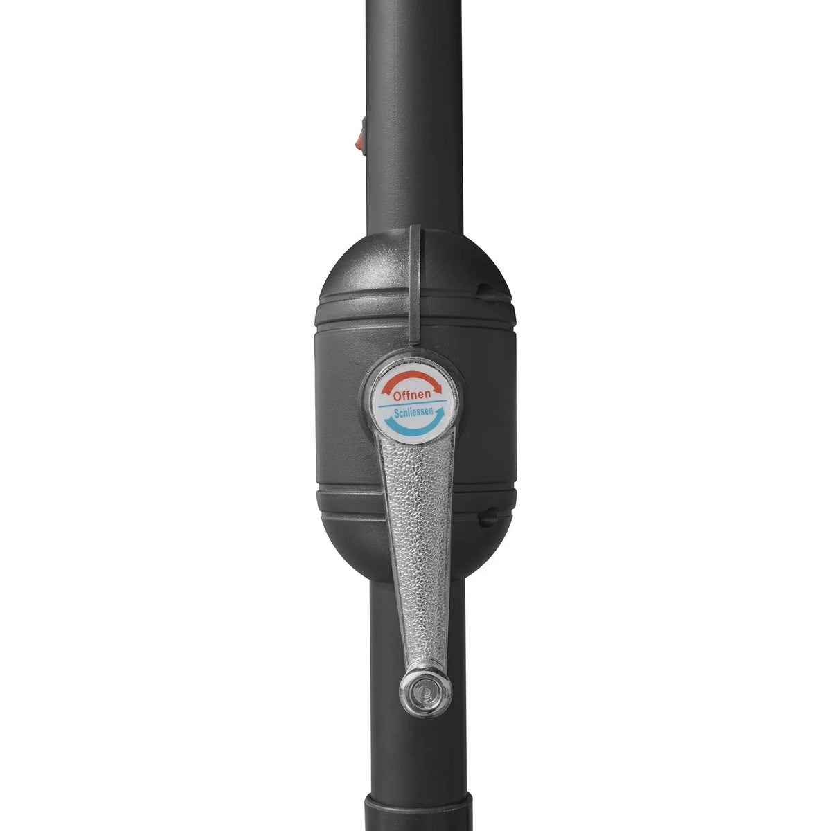 Sierra 9' Outdoor Patio Tilt Market Umbrella with Solar LED Lights - Elax Furniture