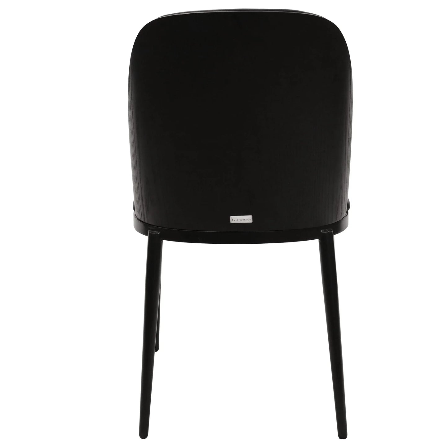 Tule Dining Side Chair with Upholstered Seat and Powder-Coated Steel Frame - Elax Furniture