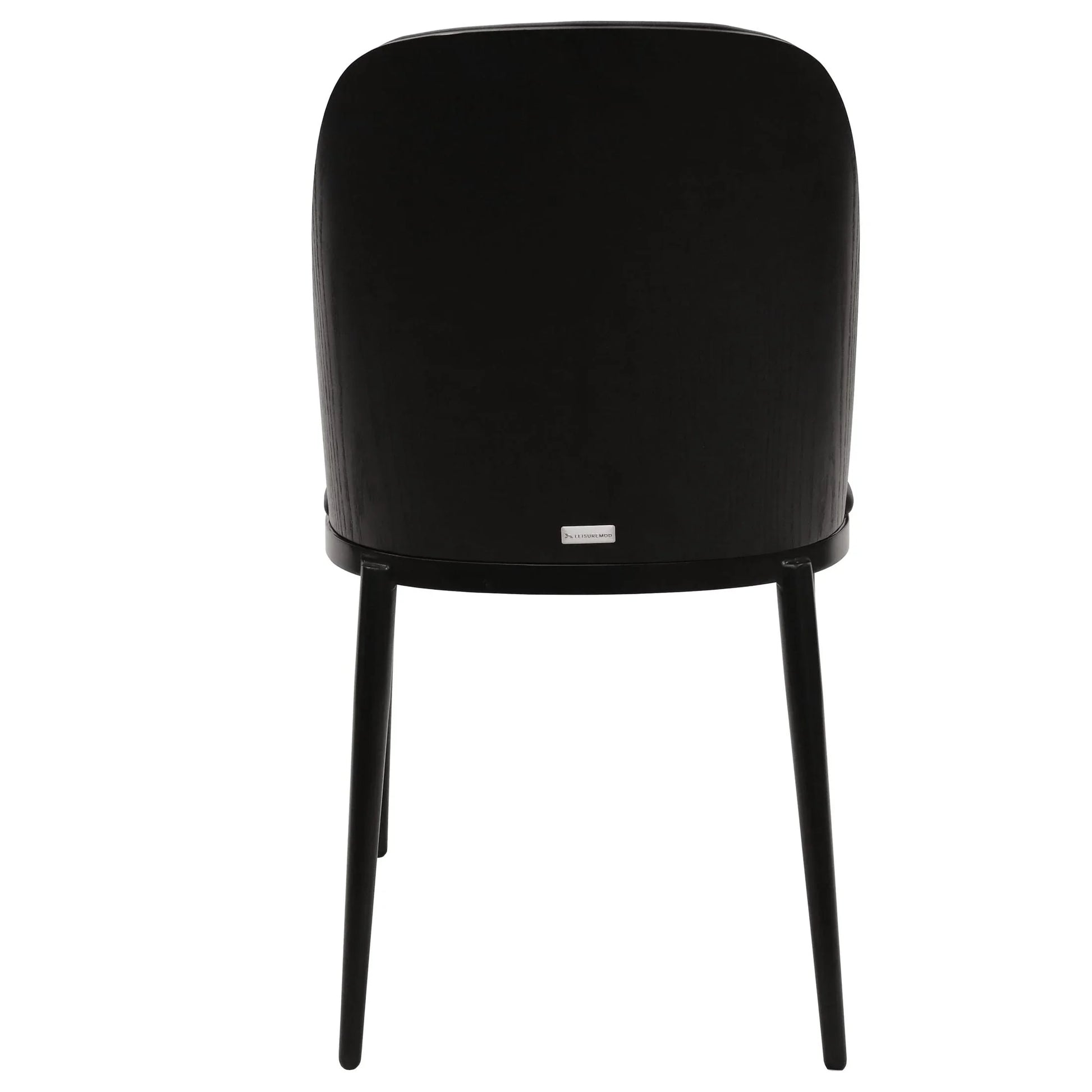 Tule Dining Side Chair with Upholstered Seat and Powder-Coated Steel Frame - Elax Furniture