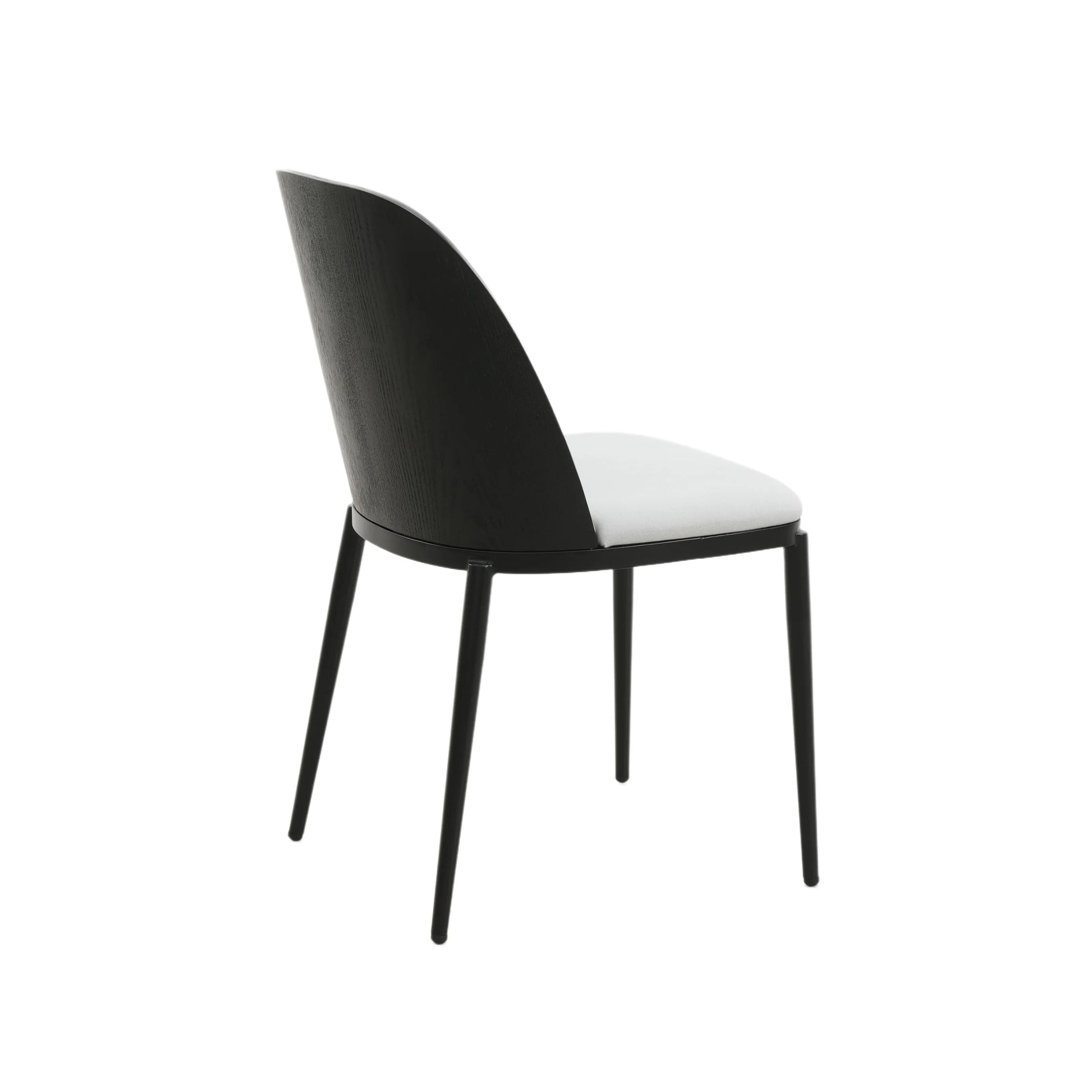 Voren 7-Piece Dining Set with 55" Rectangular Dining Table in Deep Grey Sintered Stone Top and 6 Leather/Velvet/Suede Fabric Dining Chairs - Elax Furniture