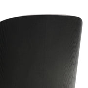 Voren 7-Piece Dining Set with 55" Rectangular Dining Table in Black Glass Top and 6 Leather/Velvet/Suede Fabric Dining Chairs - Elax Furniture
