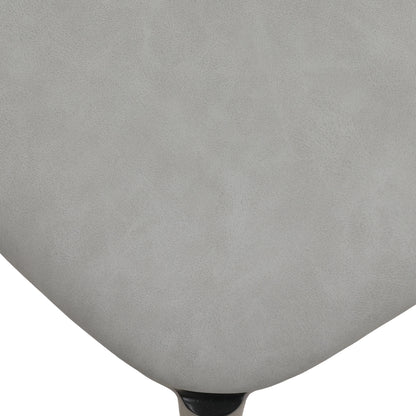 Ravenna 6-Piece Dining Set with 63" Rectangular Dining Table in Natural Wood MDF and 5 Leather/Fabric/Suede Fabric Dining Chairs - Elax Furniture