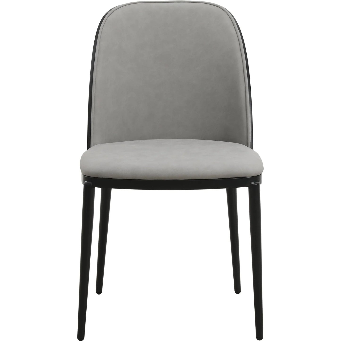 Tule Dining Side Chair with Upholstered Seat and Powder-Coated Steel Frame - Elax Furniture