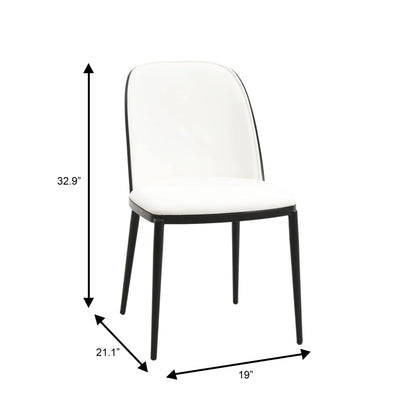 Verve 5-Piece Dining Set with 36" Round MDF Top Table and 4 Leather/Suede Fabric/Velvet Dining Side Chairs - Elax Furniture