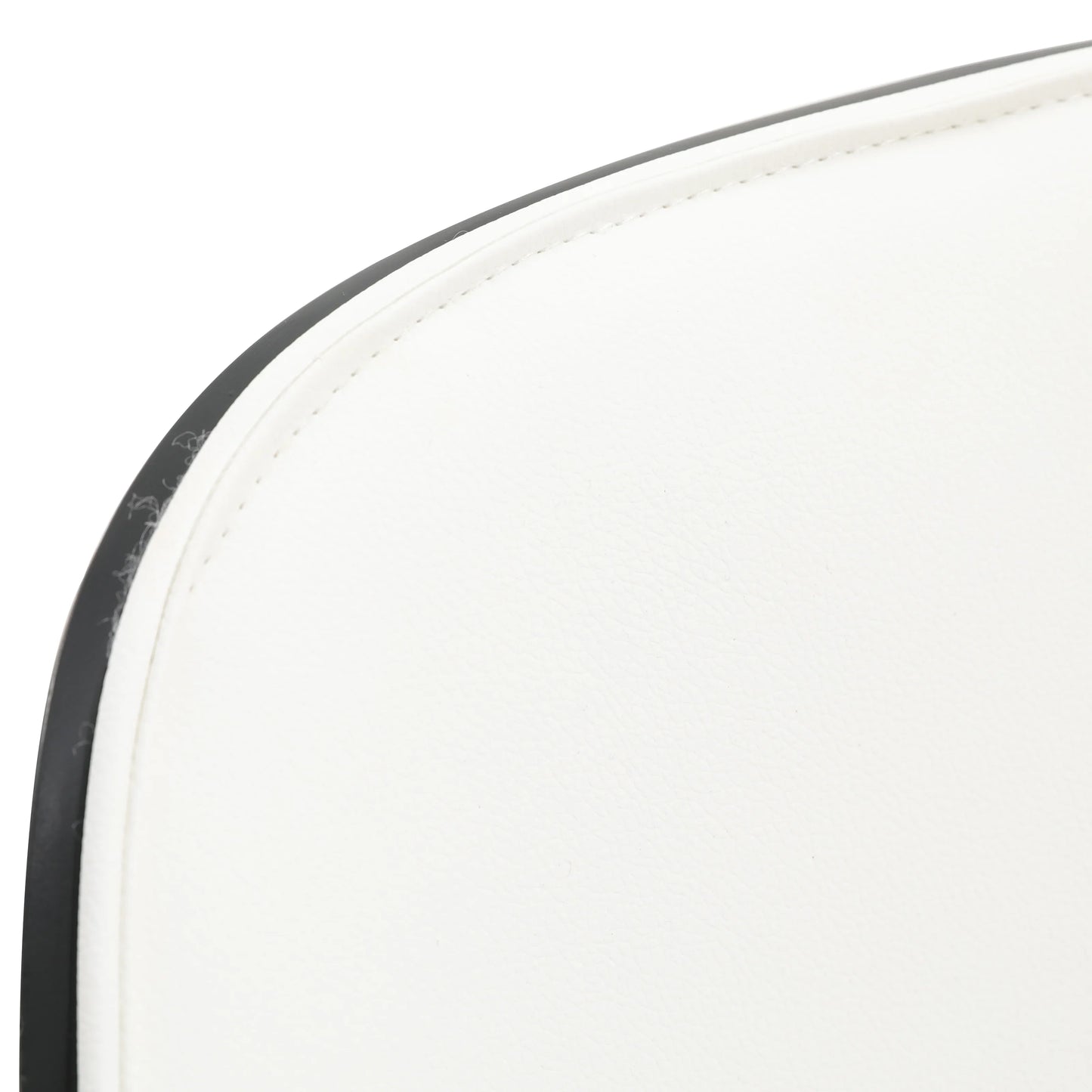 Zayle 7-Piece Dining Set with 55" Rectangular Dining Table in Black/Gold Sintered Stone Top and 6 Leather Dining Chairs - Elax Furniture