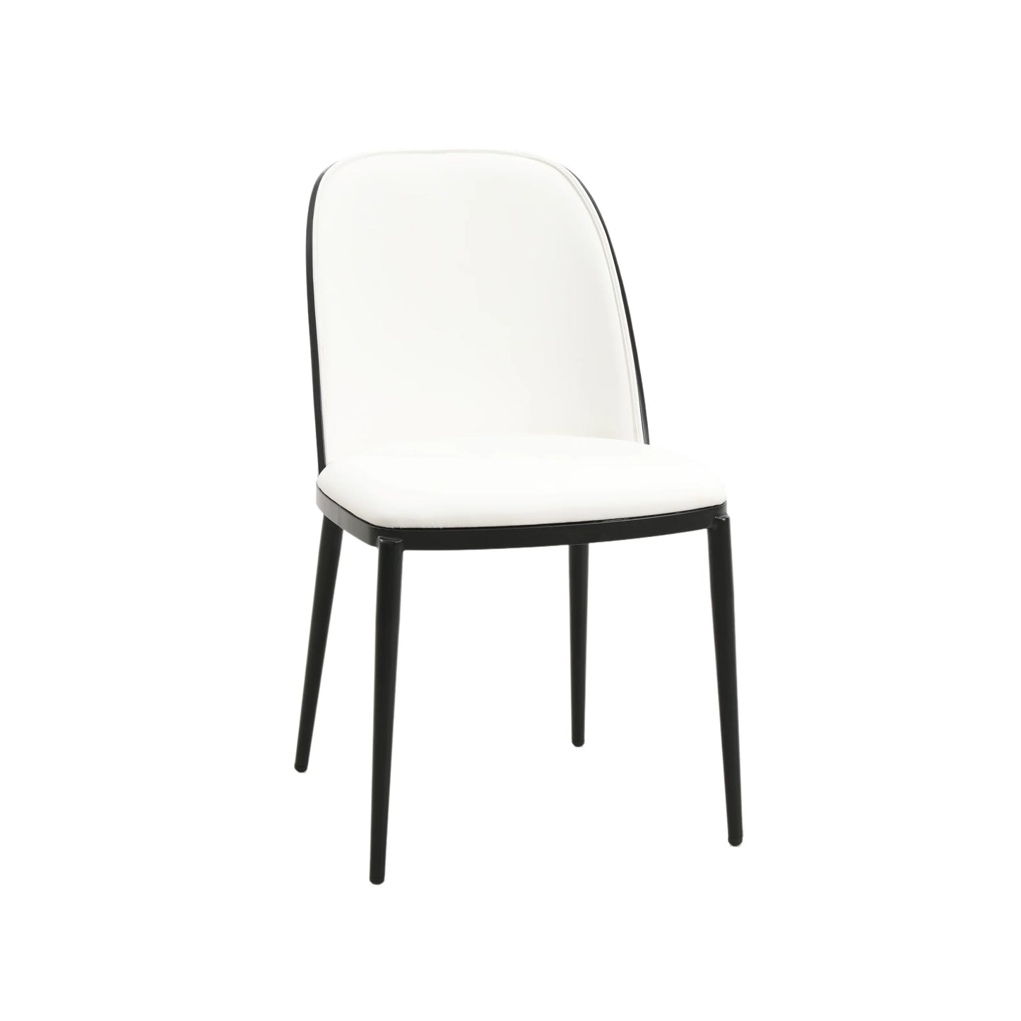 Zayle 7-Piece Dining Set with 55" Rectangular Dining Table in White Grey Sintered Stone Top and 6 Leather Dining Chairs - Elax Furniture