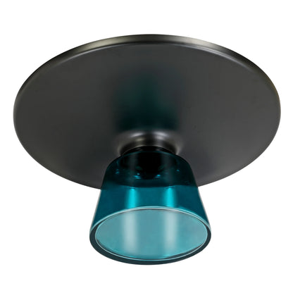 Tully Collection Coffee Table – Black/Gold Rim, Black Glass/Sintered Stone Top - Elax Furniture