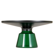 Tully Collection Coffee Table – Black/Gold Rim, Black Glass/Sintered Stone Top - Elax Furniture