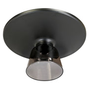 Tully Collection Coffee Table – Black/Gold Rim, Black Glass/Sintered Stone Top - Elax Furniture