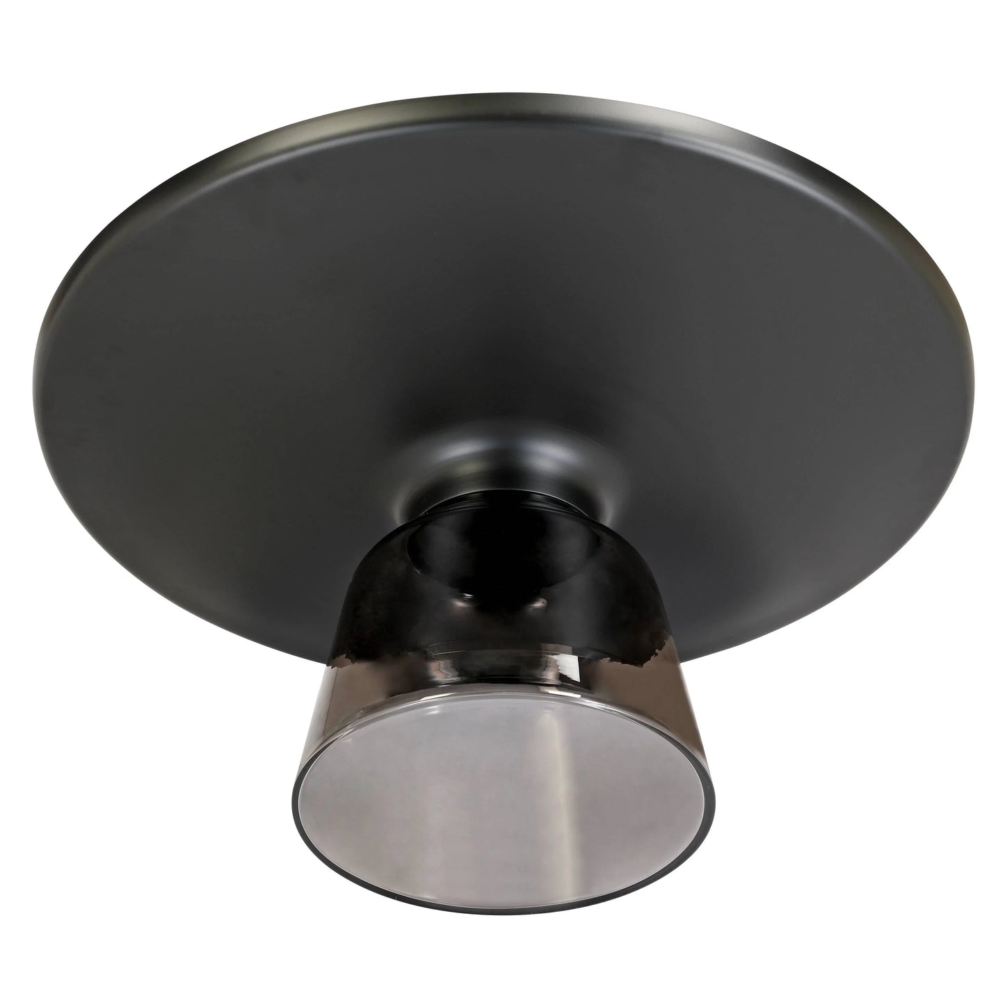 Tully Collection Coffee Table – Black/Gold Rim, Black Glass/Sintered Stone Top - Elax Furniture