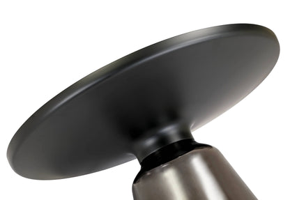 Tully Collection Coffee Table – Black/Gold Rim, Black Glass/Sintered Stone Top - Elax Furniture