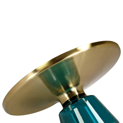 Tully Collection Coffee Table – Black/Gold Rim, Black Glass/Sintered Stone Top - Elax Furniture