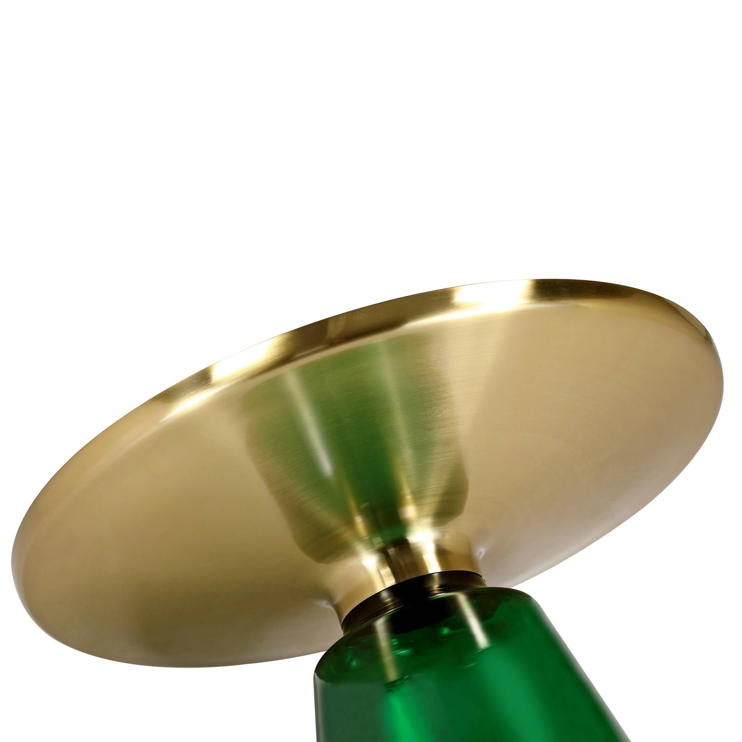 Tully Collection Coffee Table – Black/Gold Rim, Black Glass/Sintered Stone Top - Elax Furniture