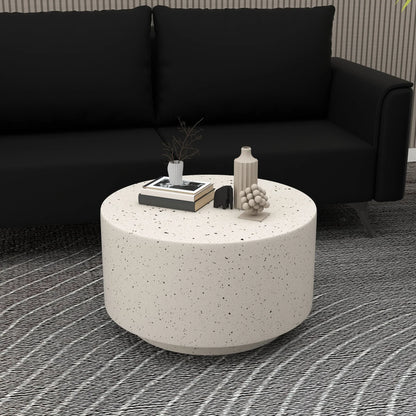Terra 36" Round Coffee Table in Fiberstone for Indoor and Outdoor - Elax Furniture