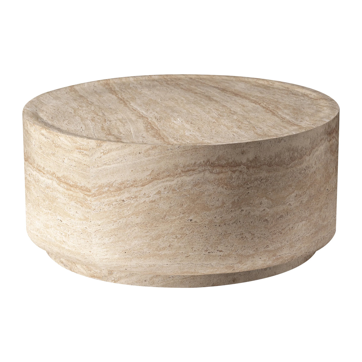 Terra 36" Round Coffee Table in Fiberstone for Indoor and Outdoor - Elax Furniture